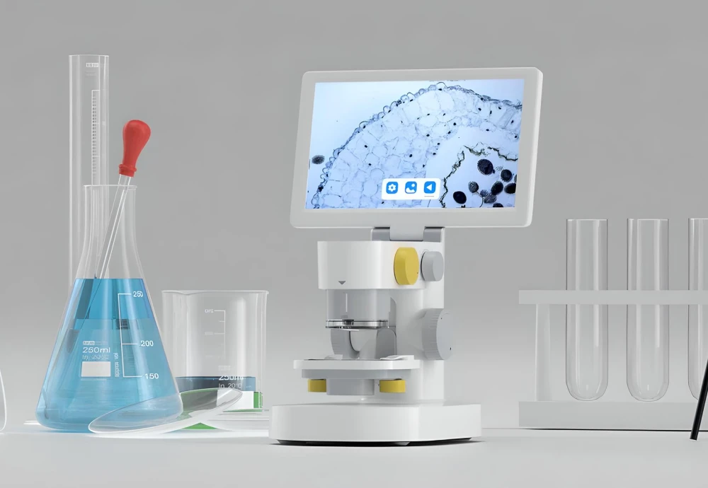 microscope with stand